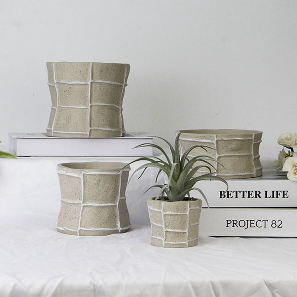 Hot Sale Nature Style Concrete Flower Pot