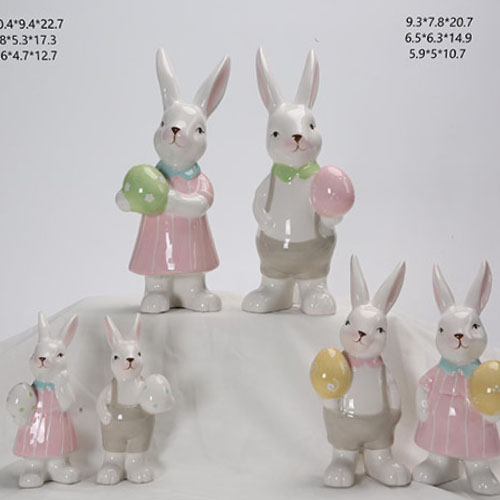 Newest Ceramic Easter Painting Rabbit